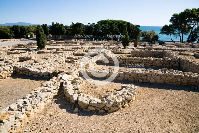 A salting factory in the Greek city of Emporion, Empuries, Spain, 2007. Creator: Samuel Magal.