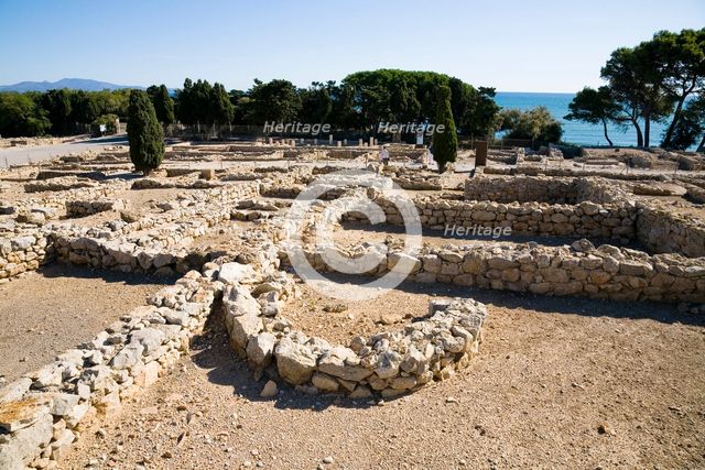 A salting factory in the Greek city of Emporion, Empuries, Spain, 2007. Creator: Samuel Magal.