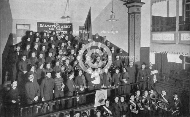 A Salvation Army 'dedication', London, c1903 (1903). Artist: Unknown.