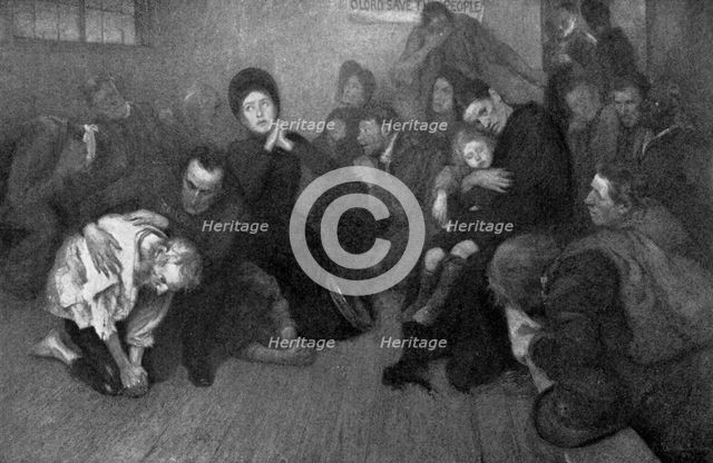 'A Salvation Army Shelter', 1898.Artist: E Borough Johnson