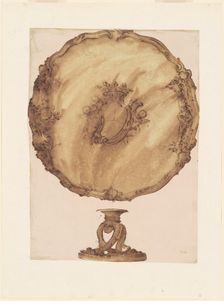 A Salver with Two Bases, 1755/1760. Creator: Luigi Valadier