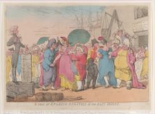 A Sale of English-Beauties in the East Indies, [May 10, 1811], reprint., [May 10, 1811], reprint. Creator: Thomas Rowlandson