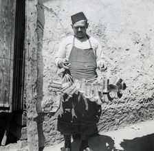 A salesman, Sarajevo, Bosnia and Hercegovina, Yugoslavia, 1939