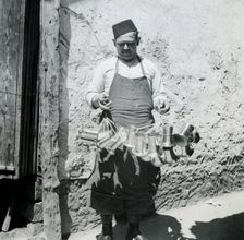 A salesman, Sarajevo, Bosnia and Hercegovina, Yugoslavia, 1939. Creator: Unknown