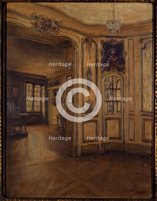 A salon of the Carnavalet museum, 1920. Creator: Berthe Barbe Cain.