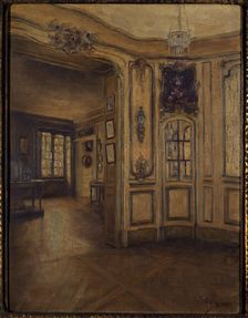 A salon of the Carnavalet museum, 1920. Creator: Berthe Barbe Cain