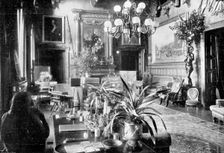 A salon, Sandringham House, Norfolk, 1910