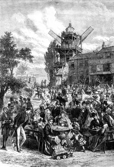 A Saturday Half Holiday, 1871. Creator: Unknown