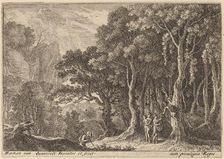 A Satyr Gathering Fruit. Creator: Herman van Swanevelt