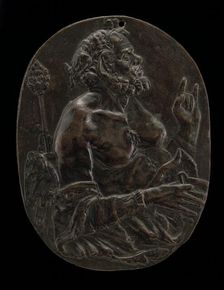 A Satyr, late 15th or early 16th century. Creator: Master of the Martelli Mirror