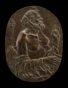 A Satyr, late 15th or early 16th century. Creator: Master of the Martelli Mirror