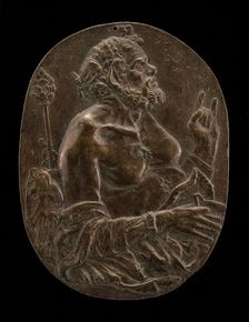 A Satyr, late 15th or early 16th century. Creator: Master of the Martelli Mirror