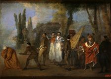 A Satire on Physicians c1708. Artist: Jean-Antoine Watteau