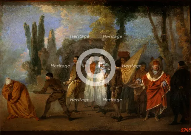 'A Satire on Physicians', c1708. Artist: Jean-Antoine Watteau