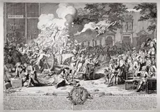 A satire on the South Sea Bubble, 1720. Artist: B Baron