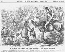 A Savage Pastime; or, the Morality of Field Sports 1870. Creator: Georgina Bowers