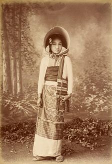A Sawbwa Daughter, about 1885. Creator: Felice Beato