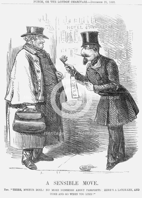 ' A Sensible Move'. 1860. Creator: Unknown.
