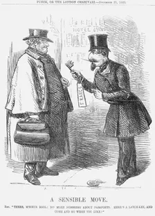 A Sensible Move 1860. Creator: Unknown