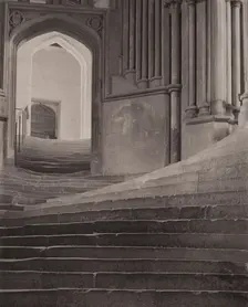 A Sea Of Steps -- Wells Cathedral (image 1 of 3), 1903. Creator: Frederick Henry Evans