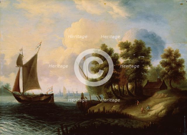 'A Sea Landscape', 17th century. Artist: Dutch Master