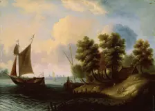 A Sea Landscape 17th century. Artist: Dutch Master