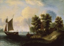 A Sea Landscape 17th century. Artist: Dutch Master