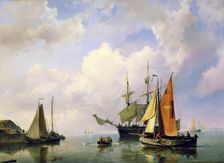A Sea Landscape mid 19th century. Artist: Marinus Adrianus Koekkoek
