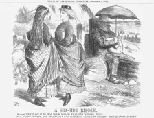 A Sea-Side Riddle 1866. Creator: John Tenniel
