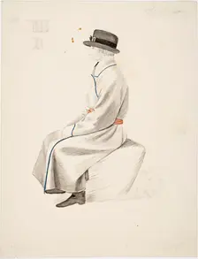 A seated man in national dress. Creator: Robert Wilhelm Ekman
