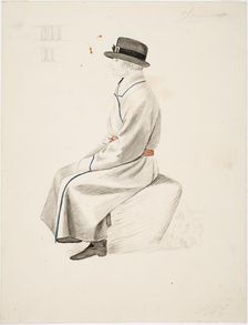A seated man in national dress. Creator: Robert Wilhelm Ekman