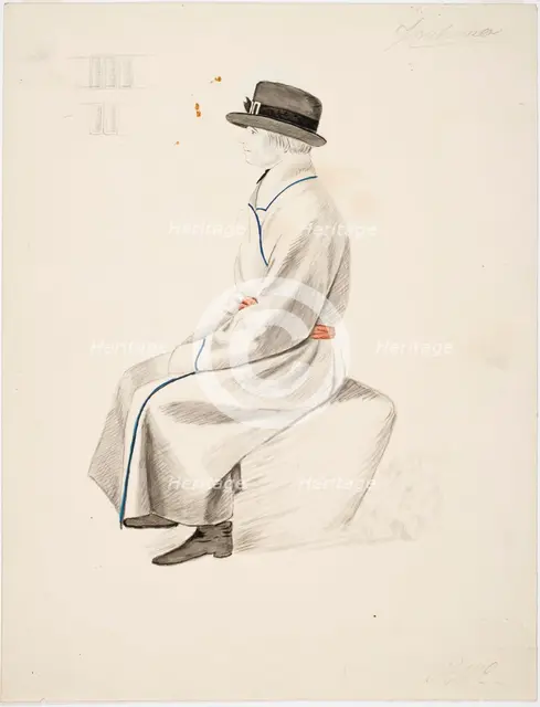A seated man in national dress. Creator: Robert Wilhelm Ekman.