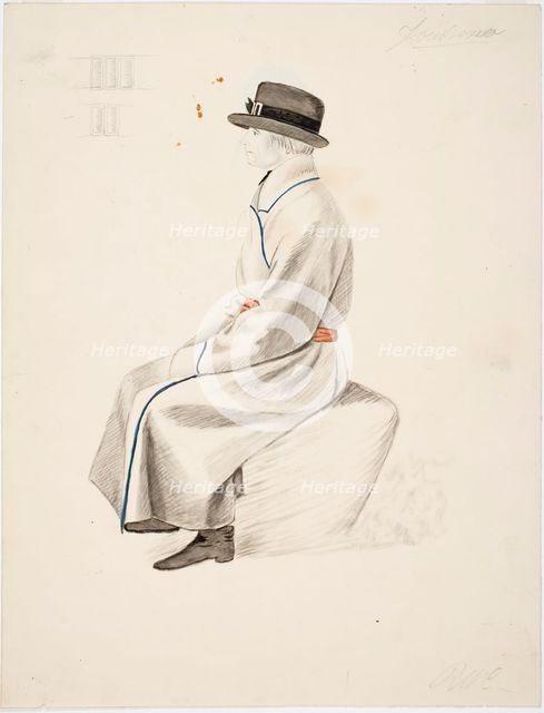 A seated man in national dress. Creator: Robert Wilhelm Ekman.