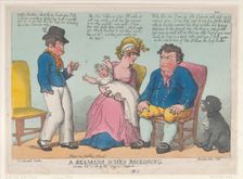 A Seaman's Wife's Reckoning, July 15, 1812., July 15, 1812. Creator: Thomas Rowlandson