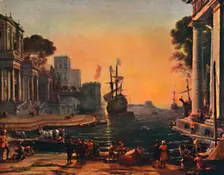 A Seaport (Vue d'un Port de Mer: Effet de Brume) 17th century, (1911). Artist: Claude Lorrain