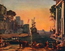 A Seaport (Vue d'un Port de Mer: Effet de Brume) 17th century, (1911). Artist: Claude Lorrain