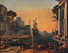 A Seaport (Vue d'un Port de Mer: Effet de Brume) 17th century, (1911). Artist: Claude Lorrain