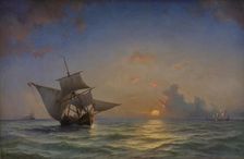 A Seascape, 1854. Creator: Anton Melbye