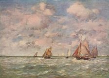 A Seascape c1850. Artist: Eugene Louis Boudin