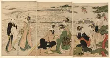 A seaside outing, c. 1801/04. Creator: Utagawa Toyokuni I