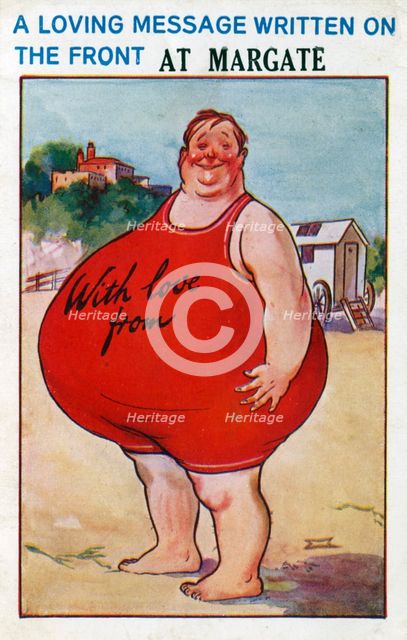 A seaside postcard from Margate, Kent, 20th century. Artist: Unknown