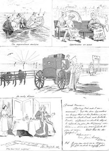 A Seaside Romance, 1883. Creator: Unknown