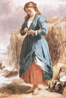 A Seaside Toilet, 1868. Creator: Thomas Faed