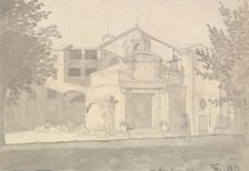 A Section of the Via Sacra, Rome (The Church of Saints Cosmas and Damian), 1814-15. Creator: CW Eckersberg
