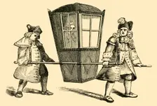 A Sedan Chair (1881). Creator: Unknown
