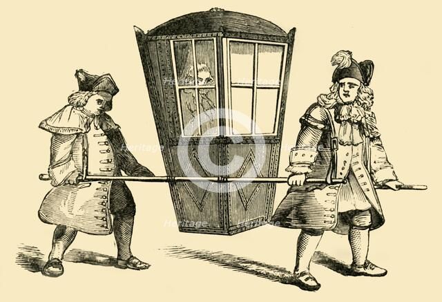'A Sedan Chair', (1881). Creator: Unknown.