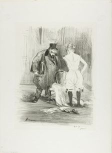 A Seizure, c. 1891. Creator: Jean Louis Forain