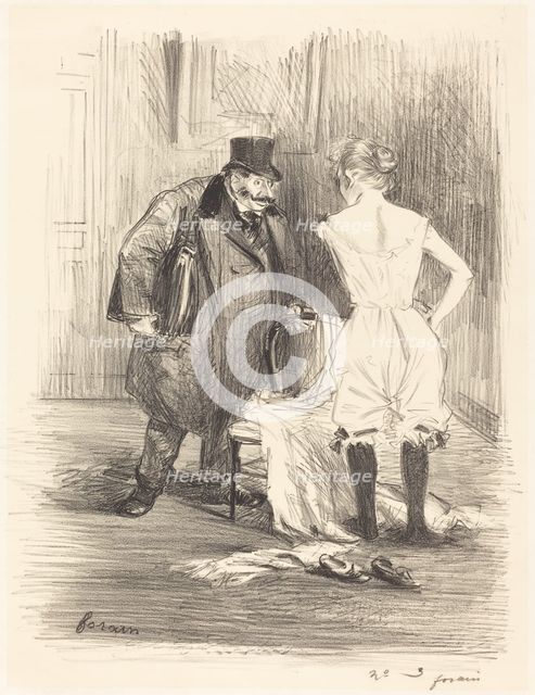 A Seizure, c. 1891. Creator: Jean Louis Forain.