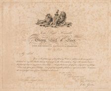 A Selection of Twenty of the Most Picturesque Views in Paris, and its Environs: Dedication Page , 18 Creator: John Girtin (British)