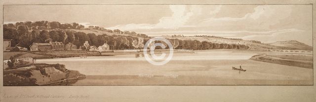 A Selection of Twenty of the Most Picturesque Views in Paris: View of St. Cloud..., 1802. Creator: Thomas Girtin (British, 1775-1802); Frederick Christian Lewis (British, 1779-1856).